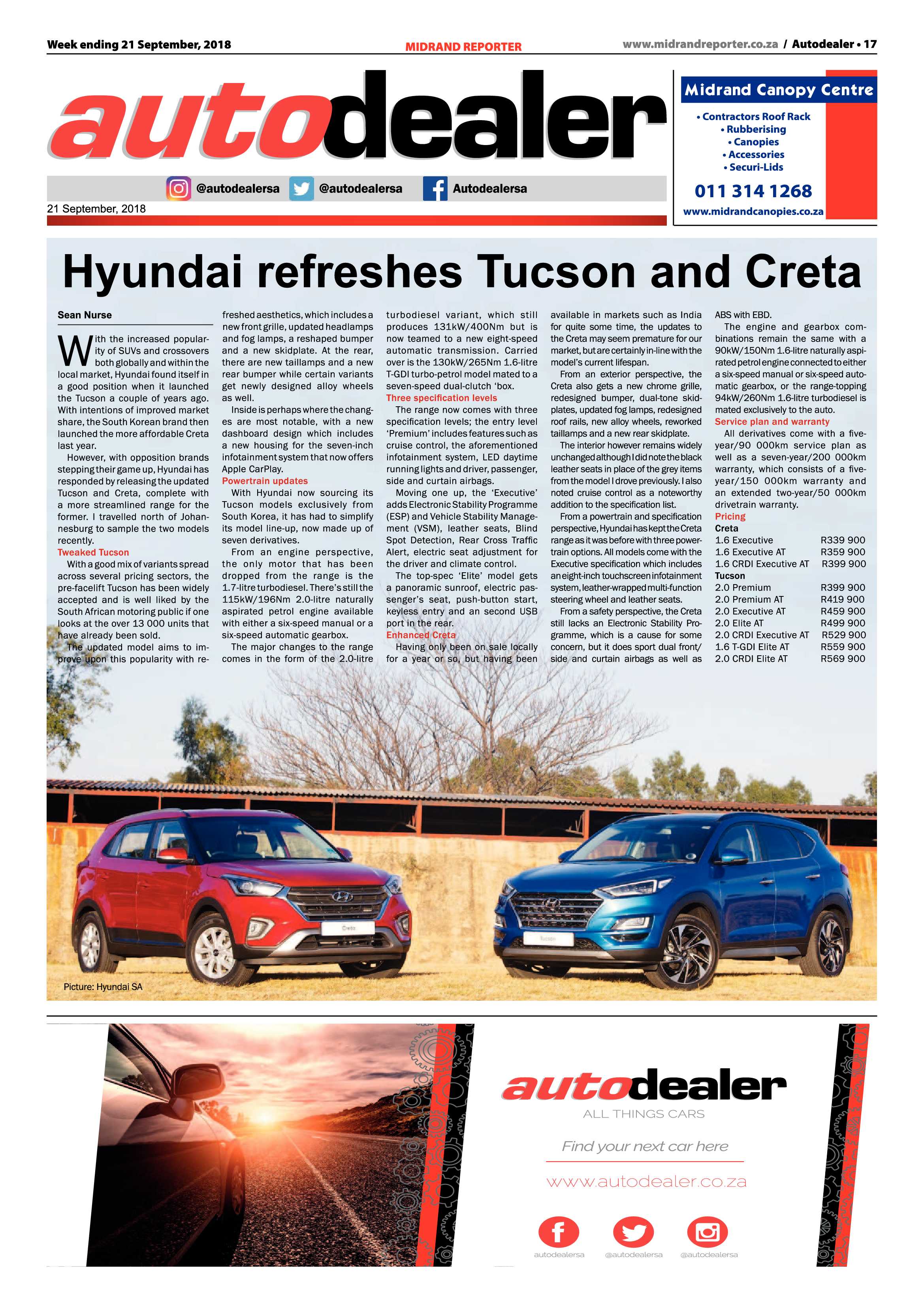 Midrand Reporter 21 September, 2018 page 17