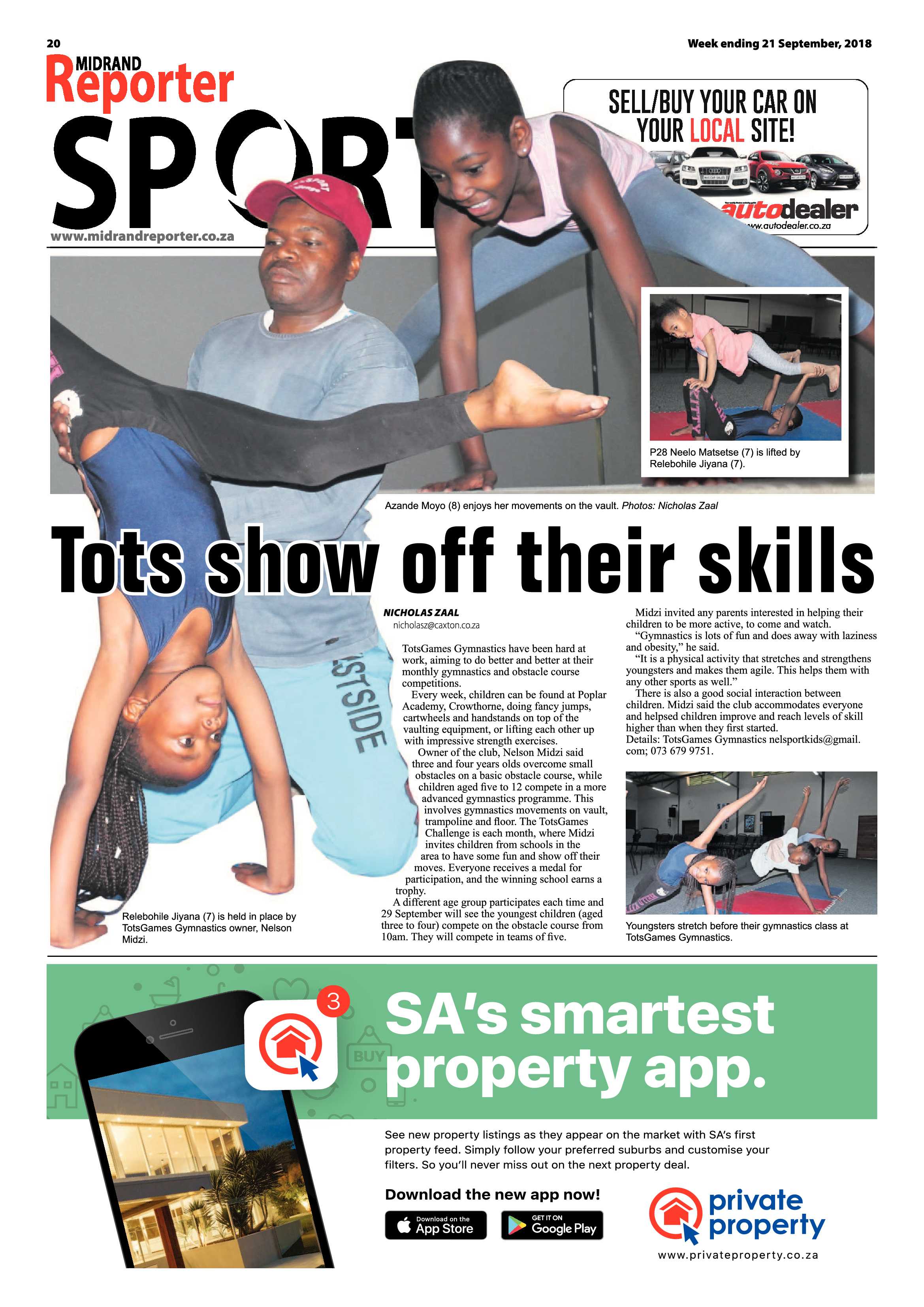 Midrand Reporter 21 September, 2018 page 20