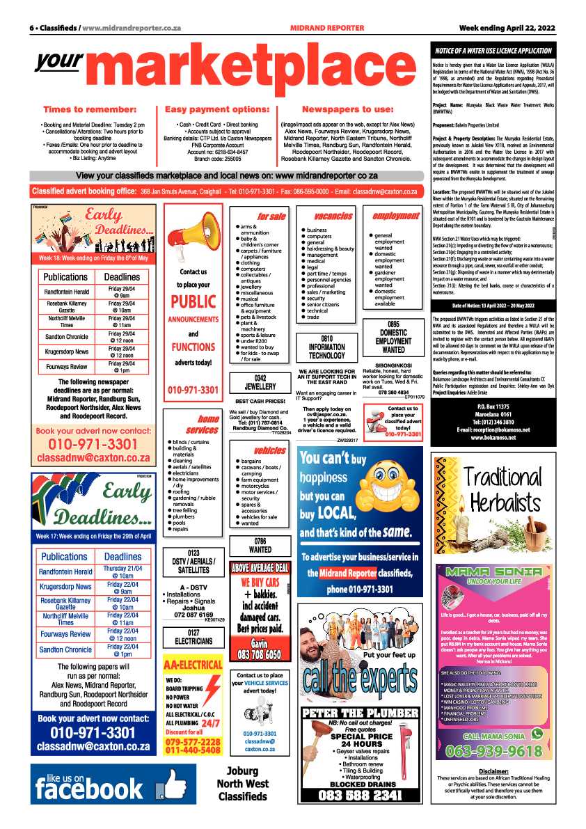 Midrand Reporter 22 April 2022 page 6