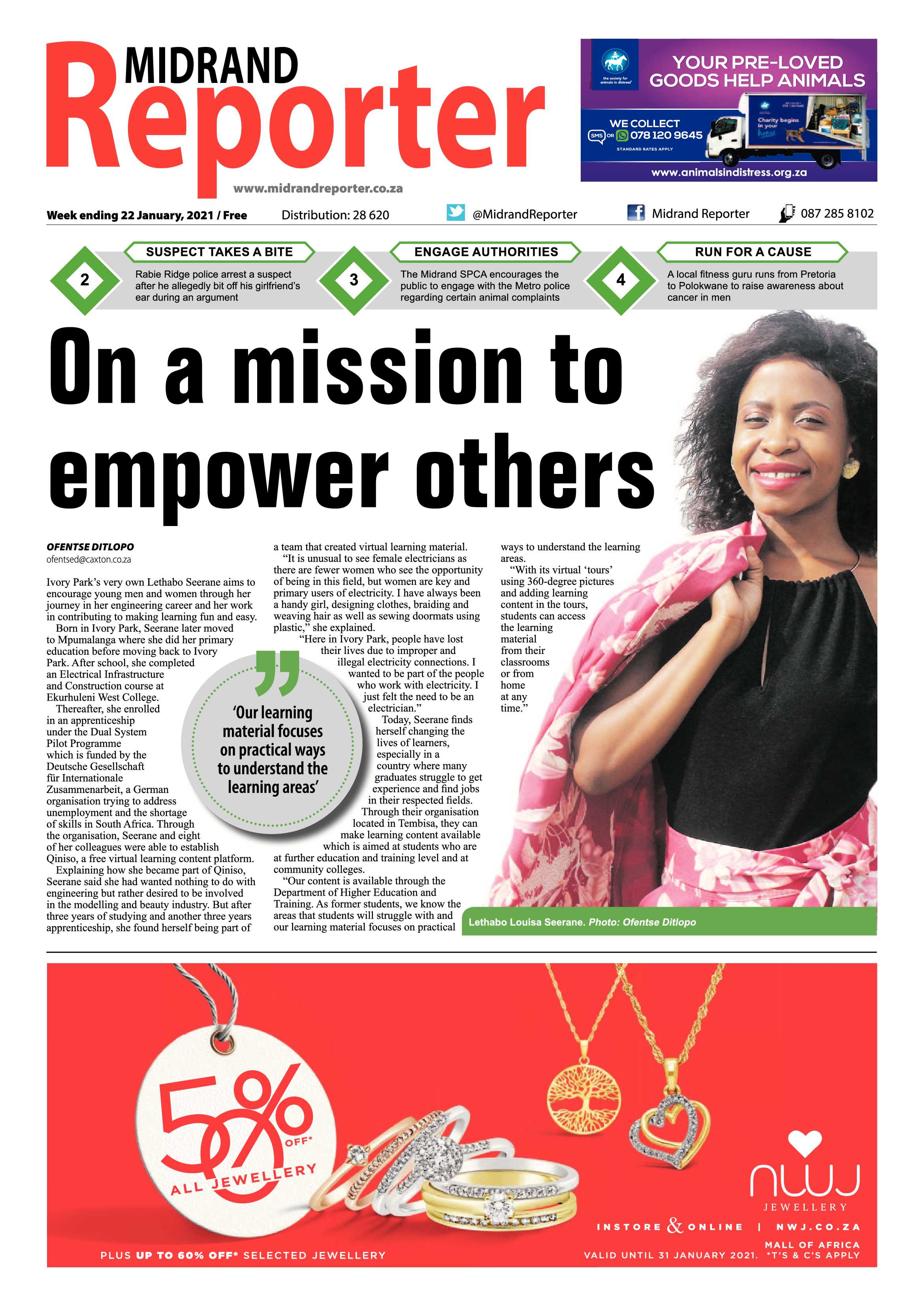 Midrand Reporter 22 January 2020 page 1