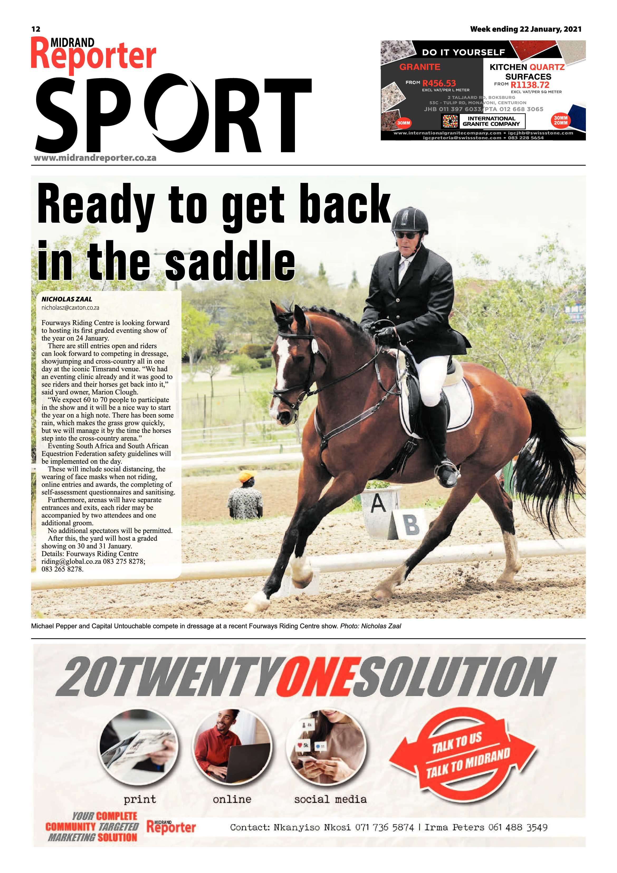 Midrand Reporter 22 January 2020 page 12