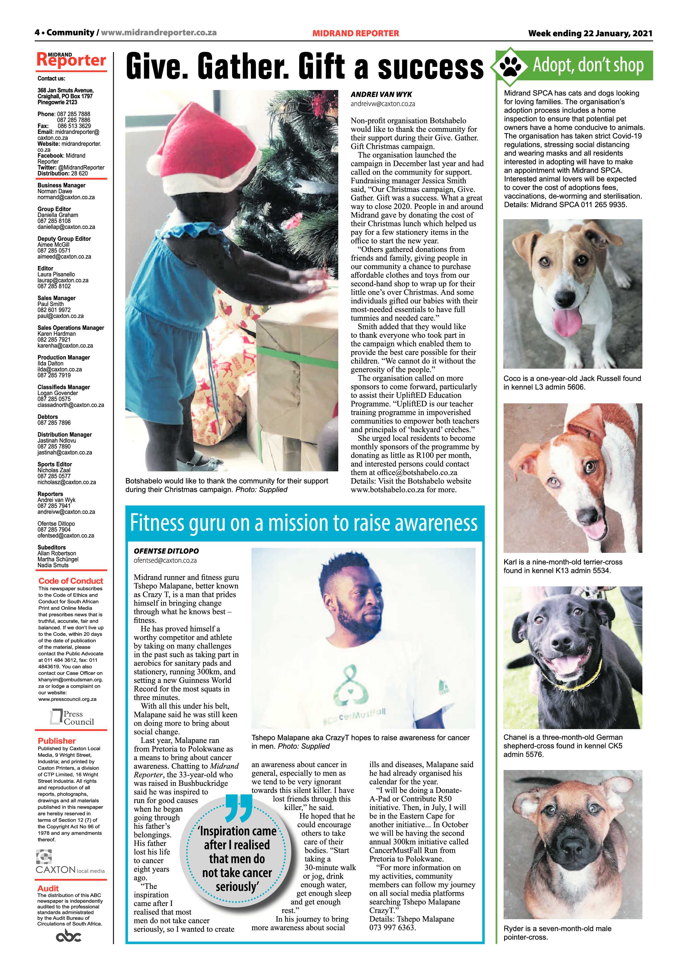 Midrand Reporter 22 January 2020 page 4