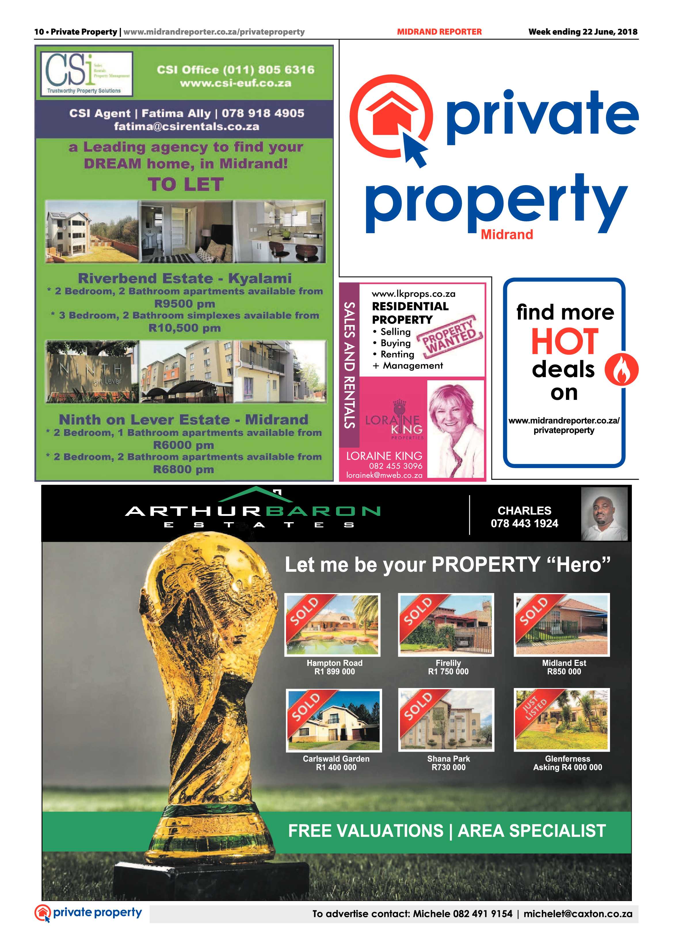 Midrand Reporter 22 June, 2018 page 10
