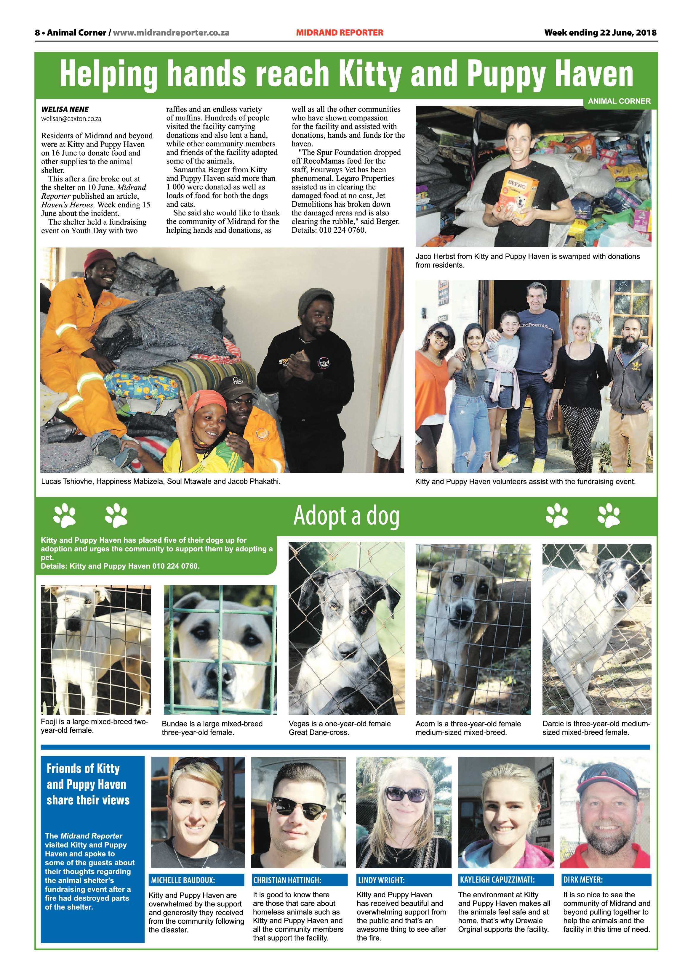 Midrand Reporter 22 June, 2018 page 8