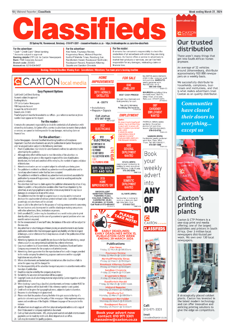Midrand Reporter 22 March ’24 page 10