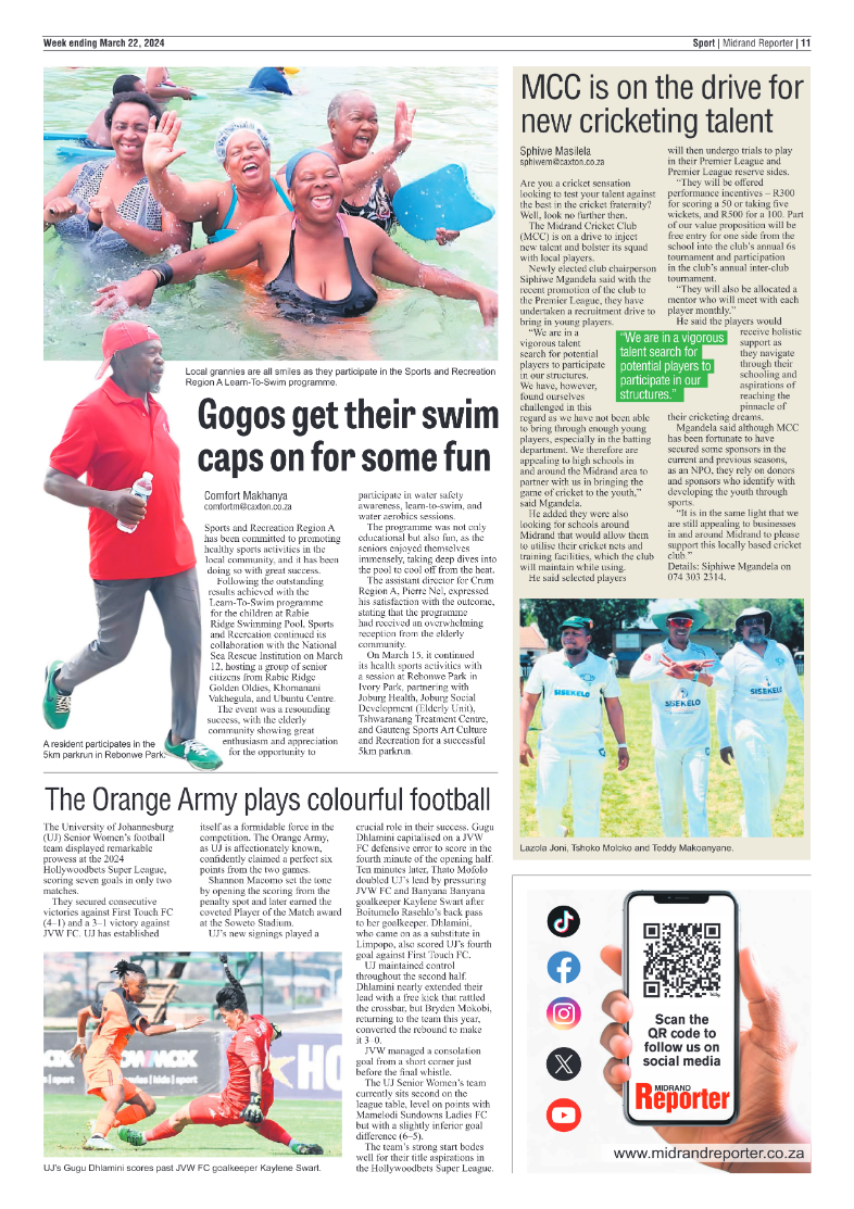 Midrand Reporter 22 March ’24 page 11