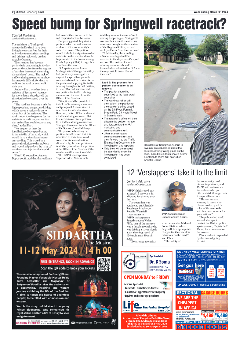 Midrand Reporter 22 March ’24 page 2