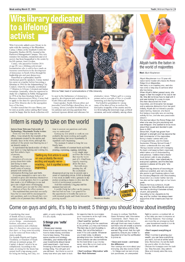 Midrand Reporter 22 March ’24 page 9