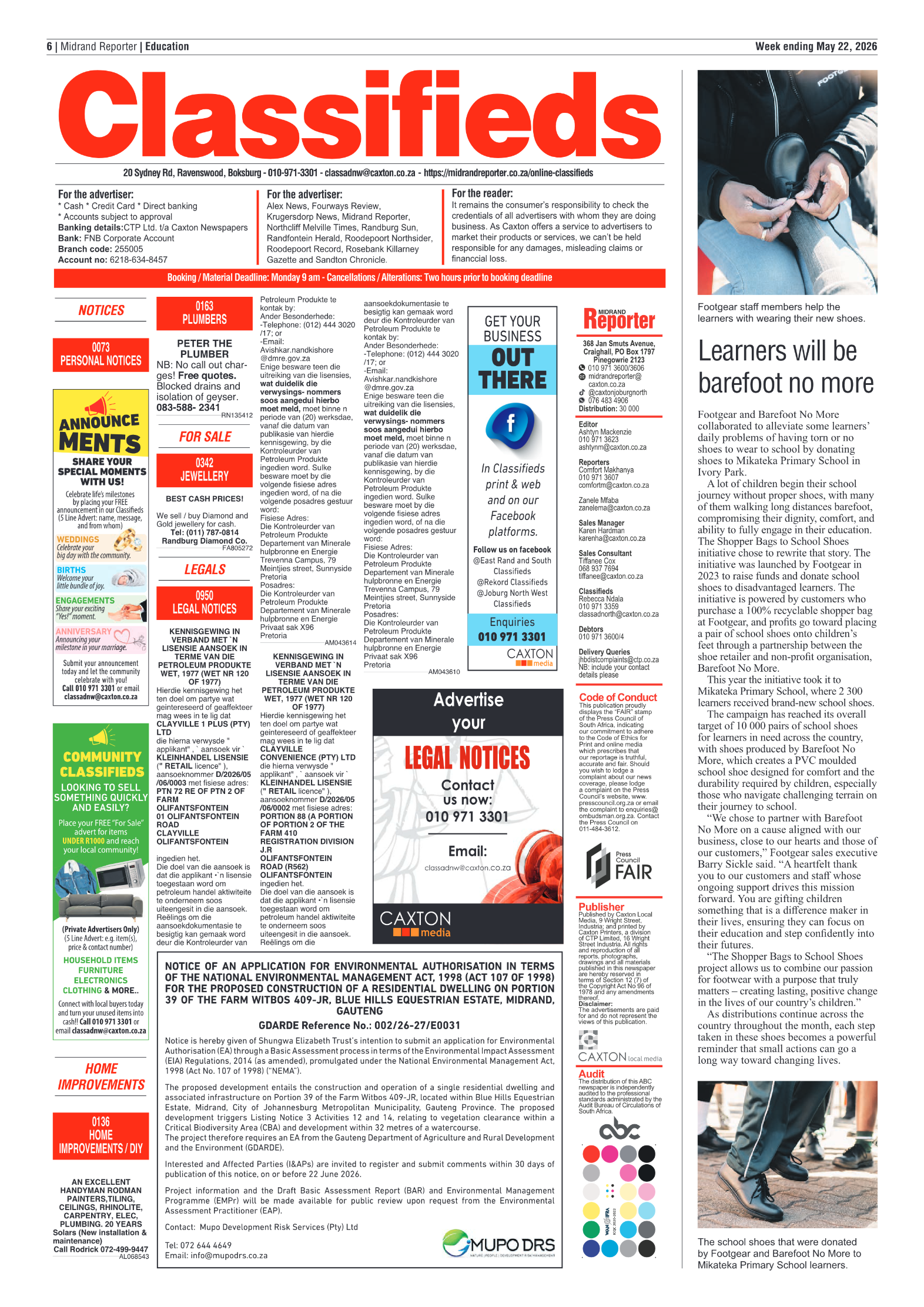 Midrand Reporter 22 May 2026 page 6