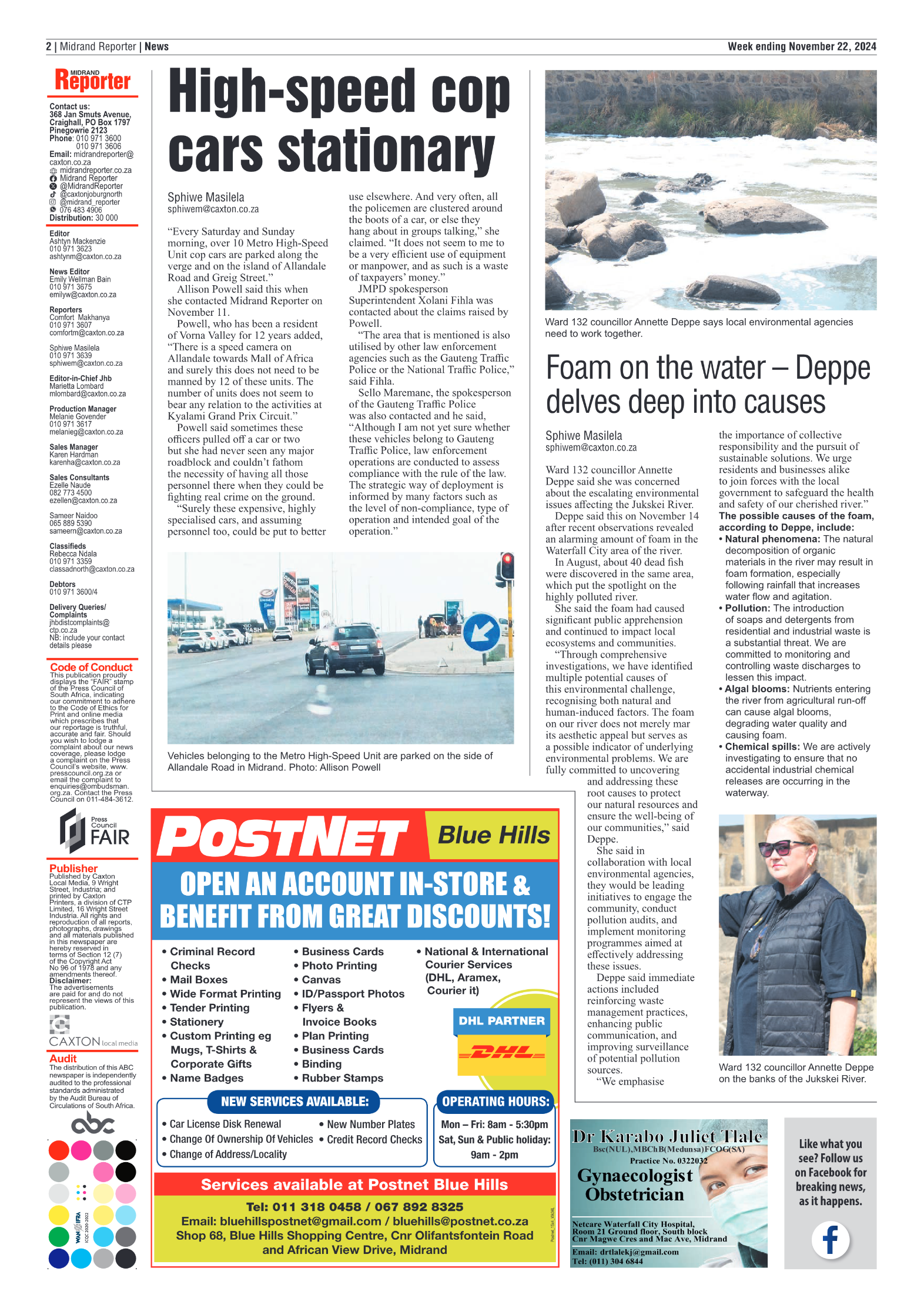 Midrand Reporter 22 November 2024 page 2
