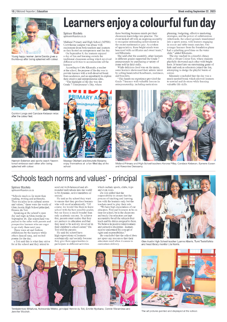 Midrand Reporter 22 September 2023 page 10
