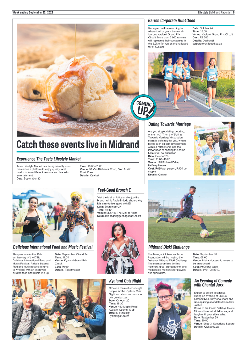 Midrand Reporter 22 September 2023 page 9