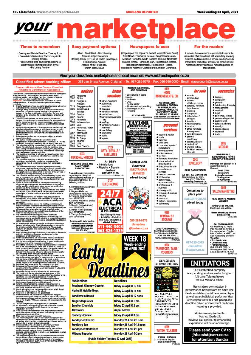 Midrand Reporter 23 April 2021 page 10