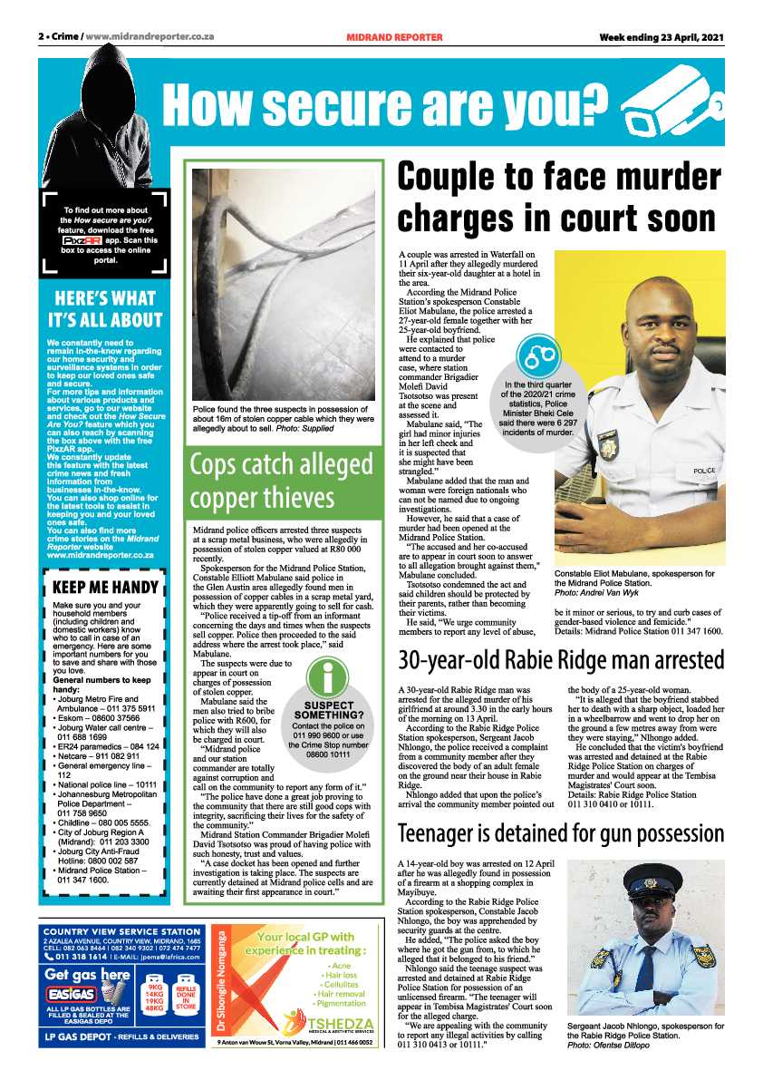 Midrand Reporter 23 April 2021 page 2