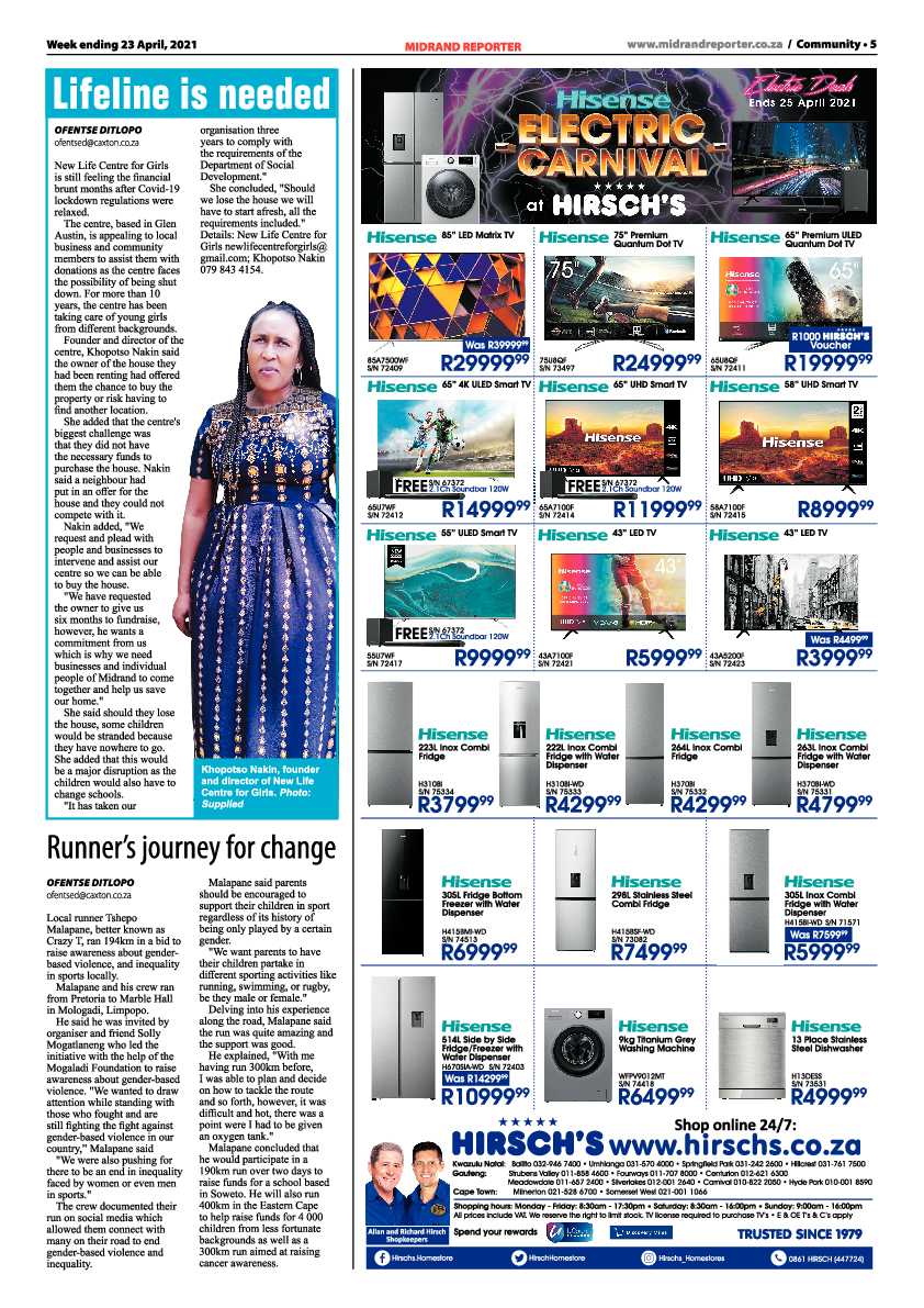 Midrand Reporter 23 April 2021 page 5