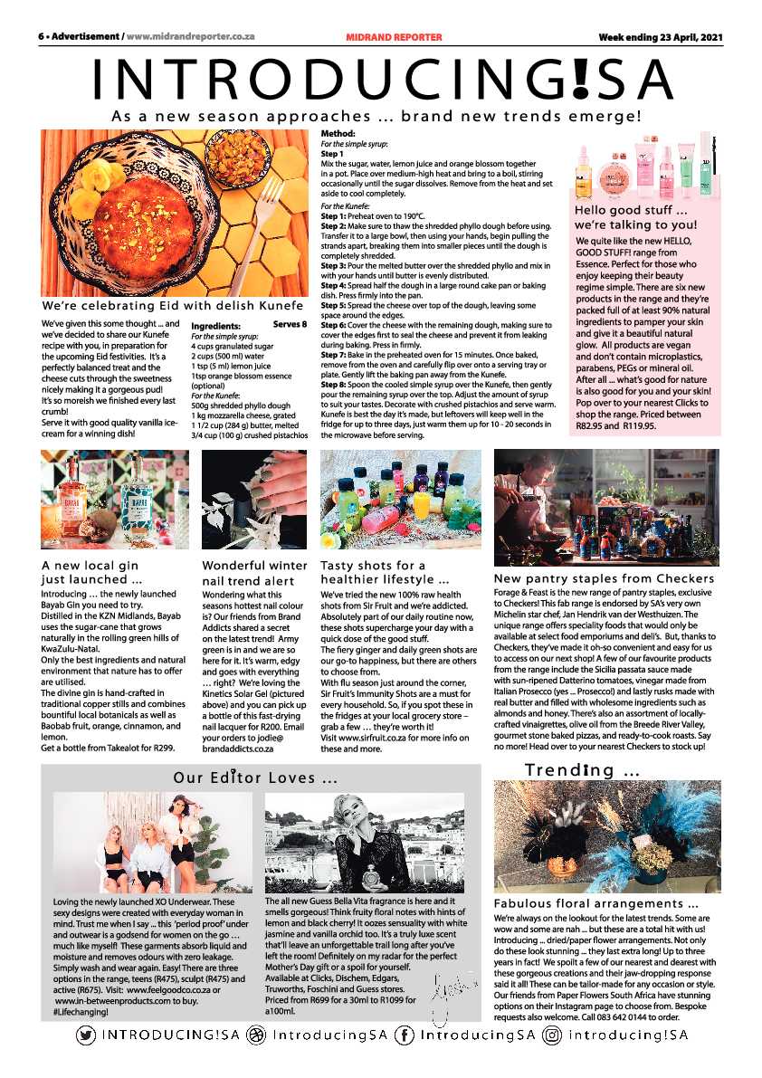 Midrand Reporter 23 April 2021 page 6