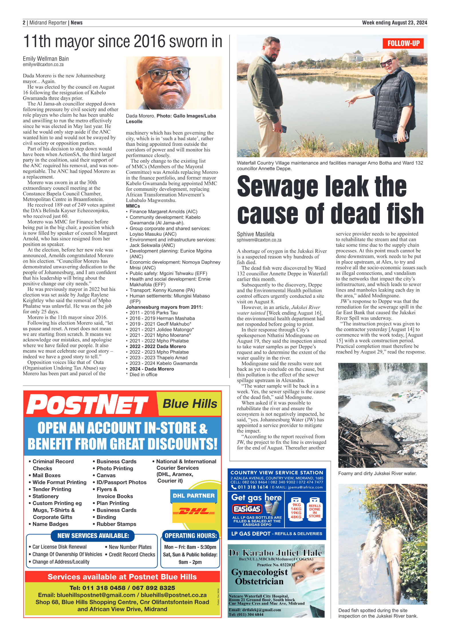 Midrand Reporter 23 August 2024 page 2