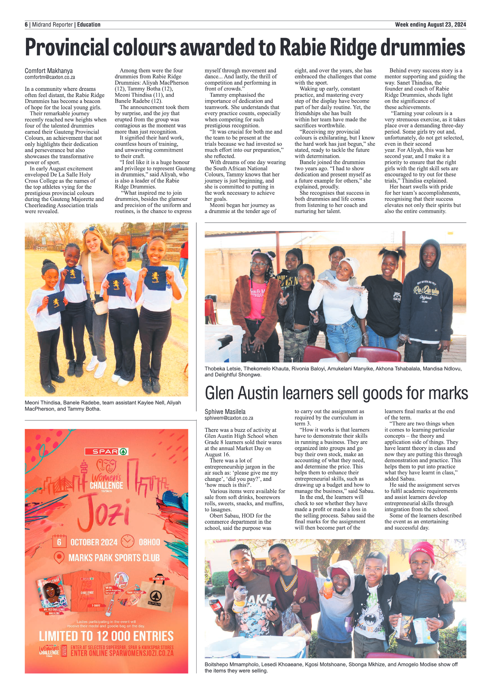 Midrand Reporter 23 August 2024 page 6