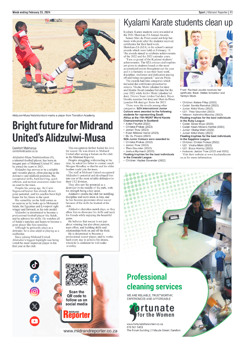 Midrand Reporter 23 Feburary 2024 page 11