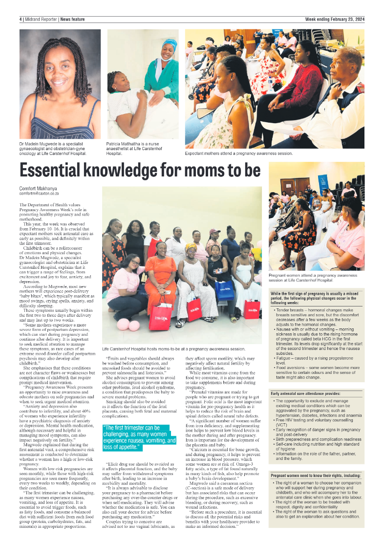 Midrand Reporter 23 Feburary 2024 page 4