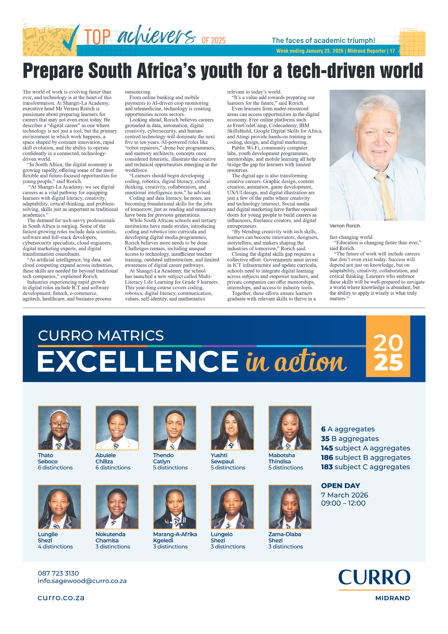 Midrand Reporter 23 January 2026 page 17