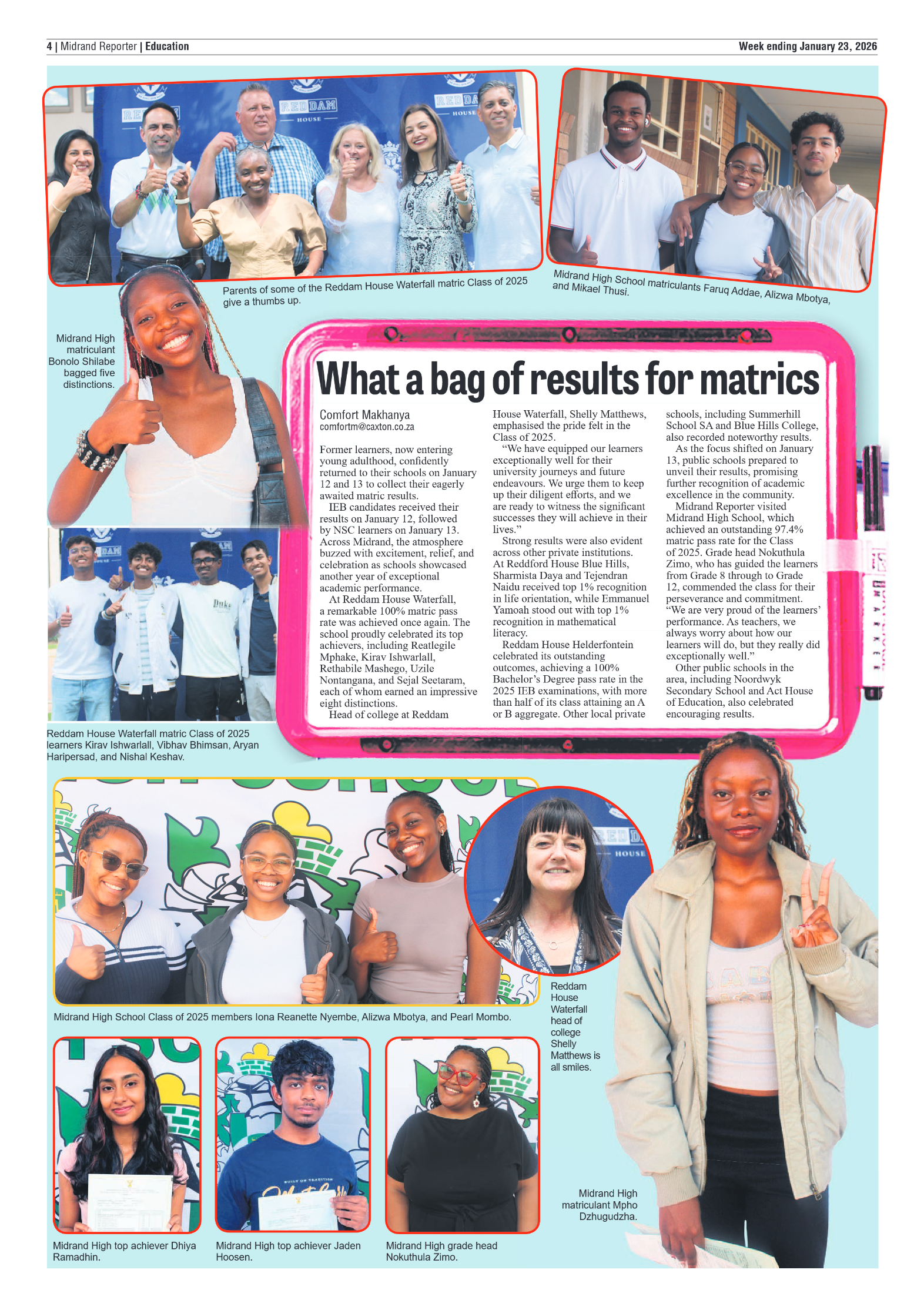 Midrand Reporter 23 January 2026 page 4