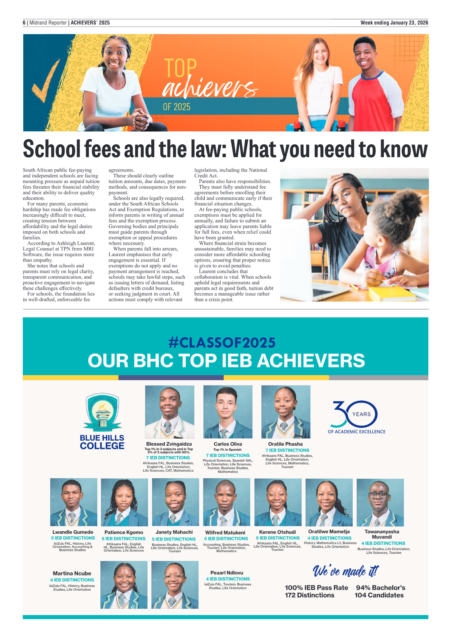 Midrand Reporter 23 January 2026 page 6