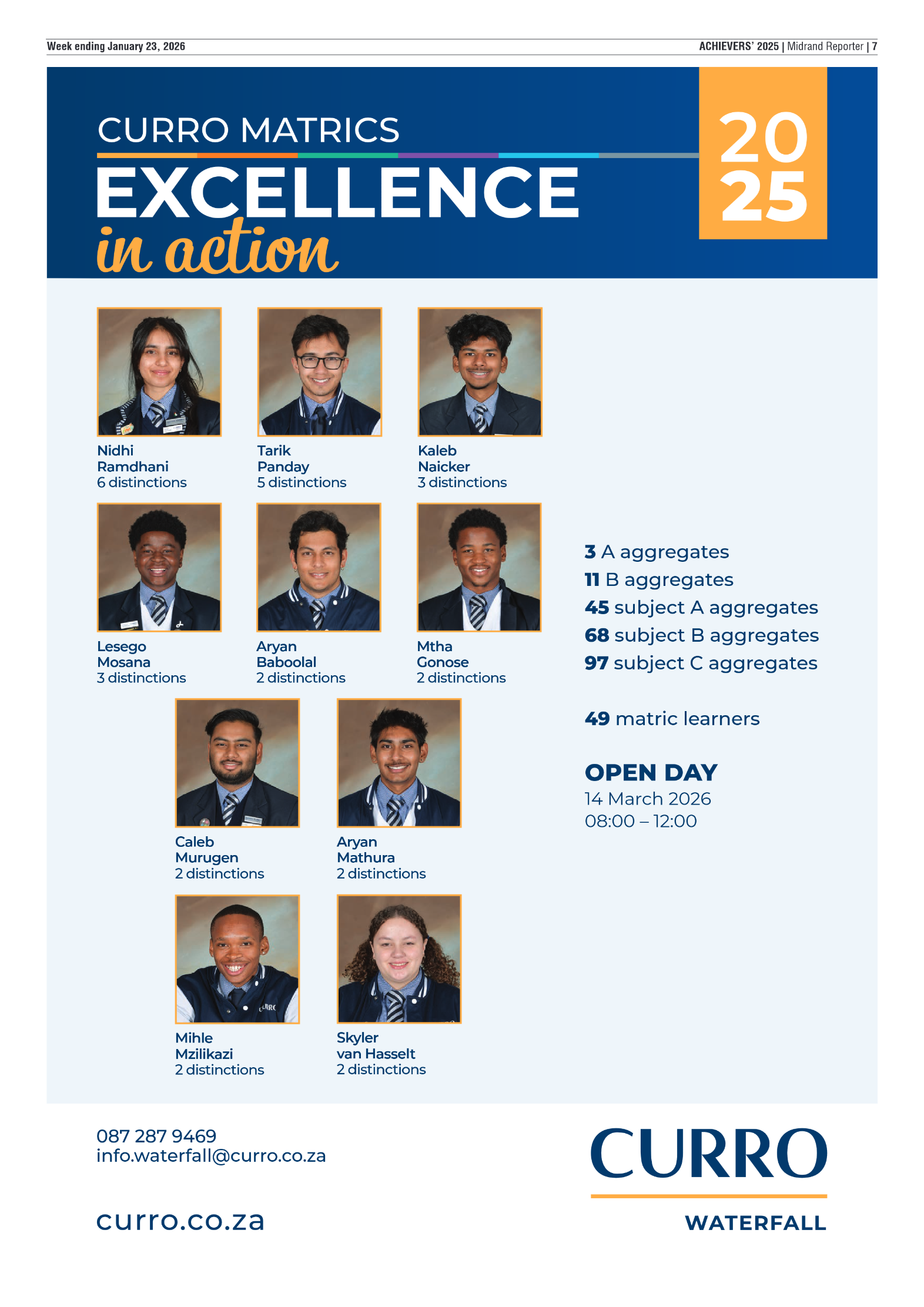 Midrand Reporter 23 January 2026 page 7