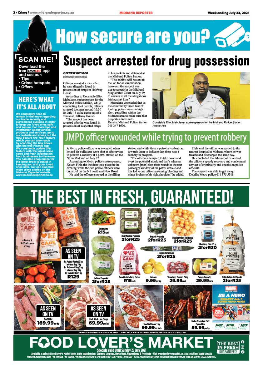 Midrand Reporter 23 July 2021 page 2
