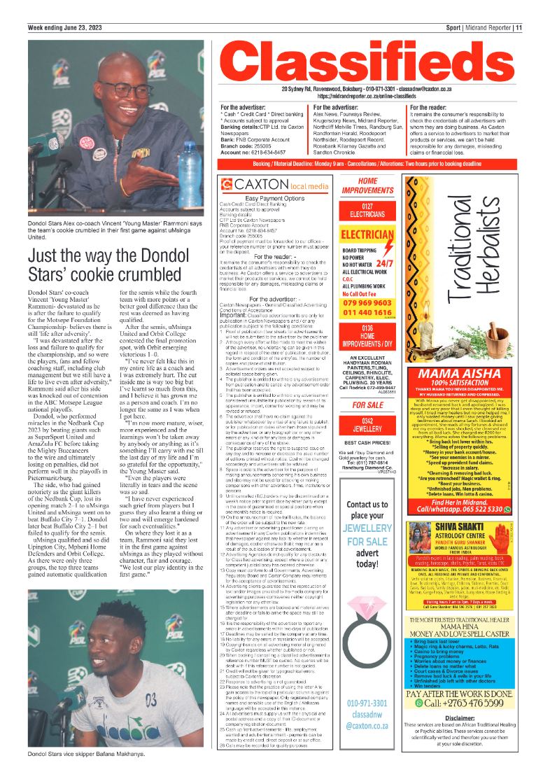 Midrand Reporter 23 June 2023 page 11