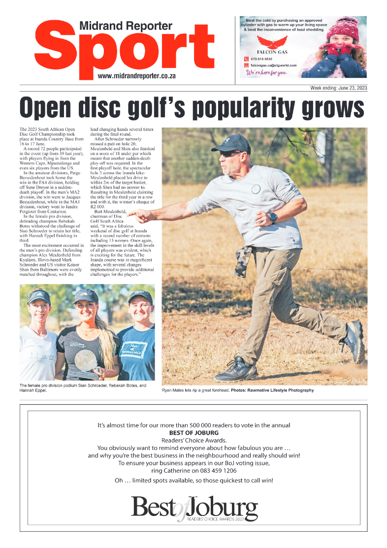 Midrand Reporter 23 June 2023 page 12