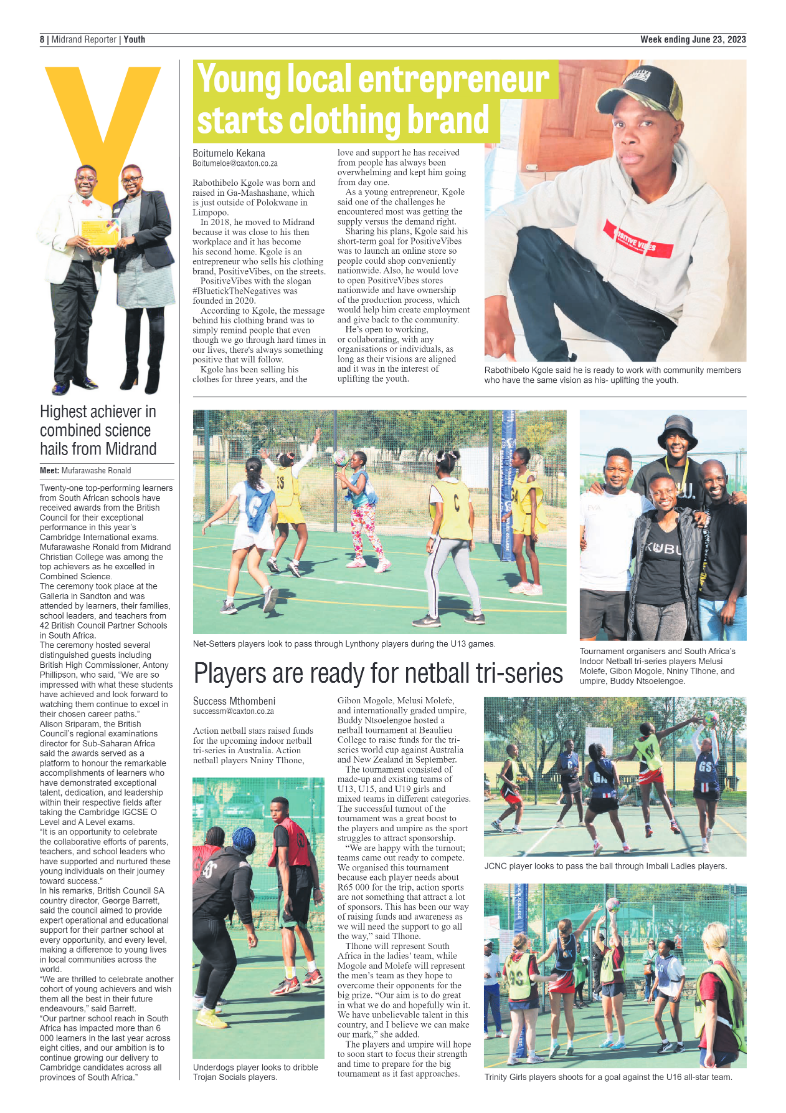 Midrand Reporter 23 June 2023 page 8