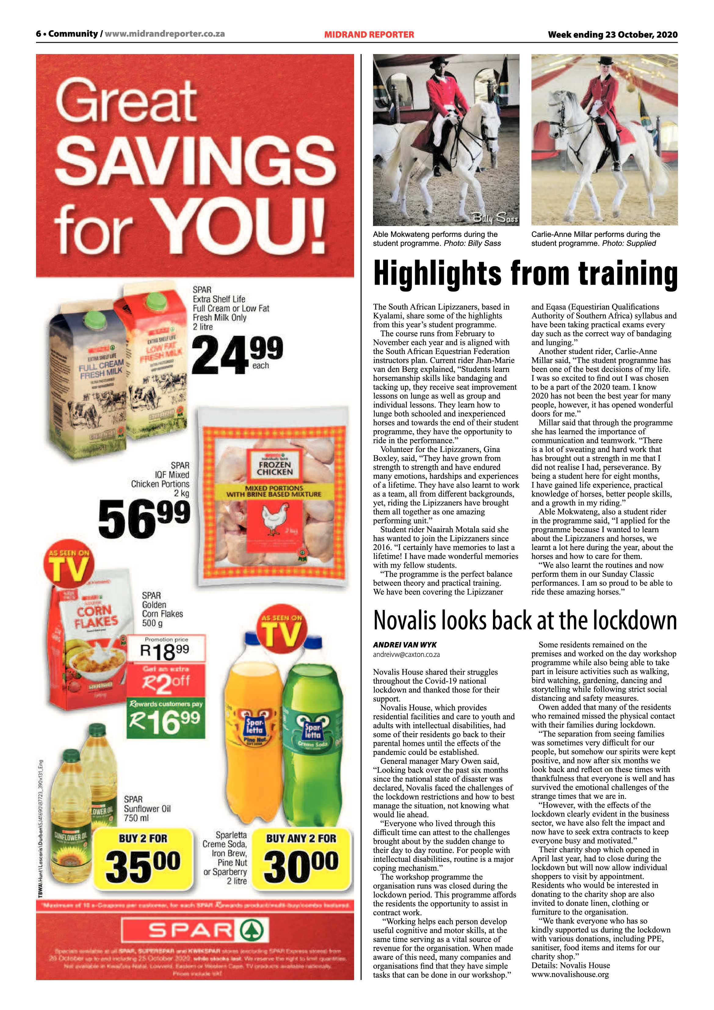 Midrand Reporter 23 October 2020 page 6
