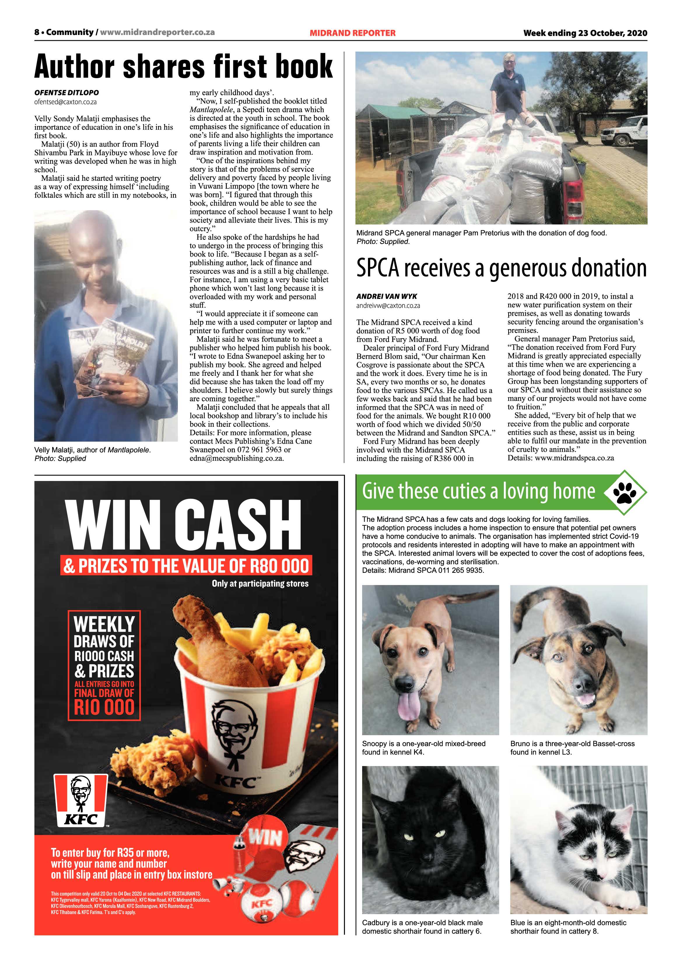 Midrand Reporter 23 October 2020 page 8