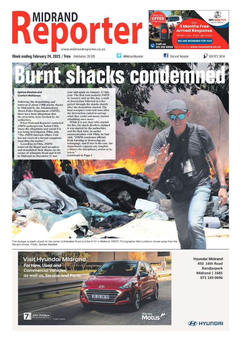 Midrand Reporter 24 Feb 2023 page 1
