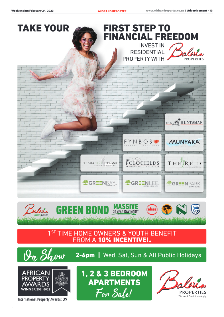 Midrand Reporter 24 Feb 2023 page 13