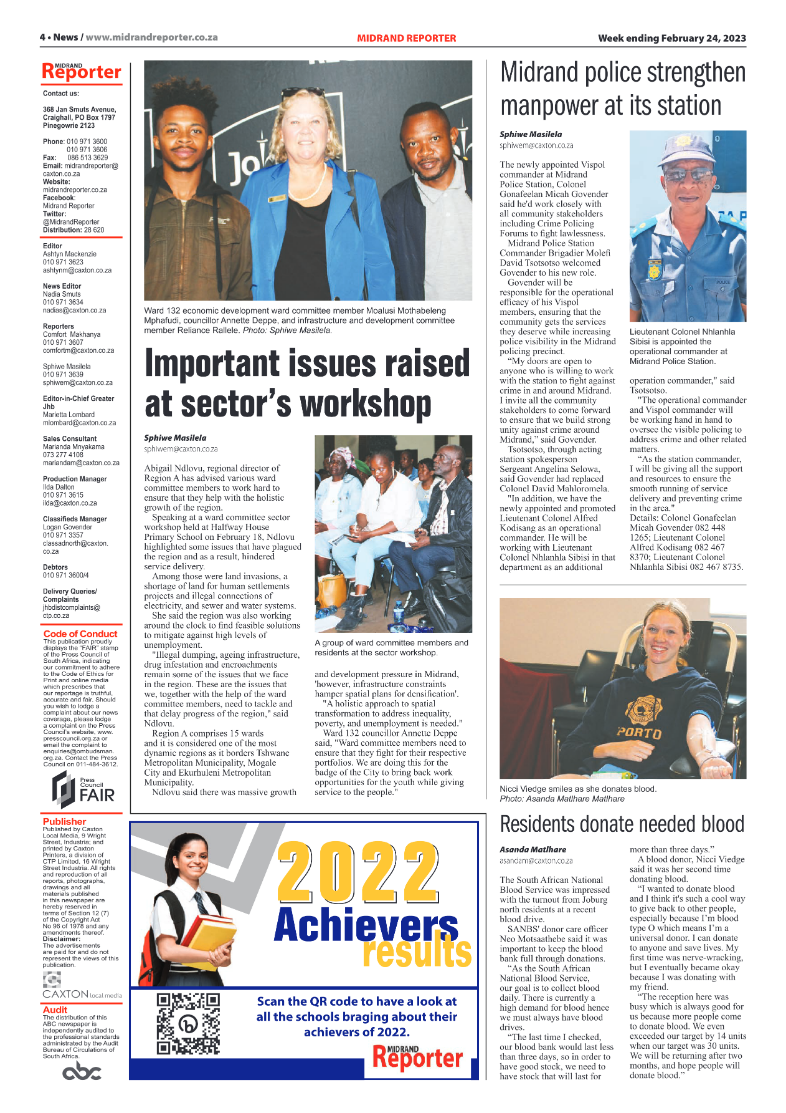 Midrand Reporter 24 Feb 2023 page 4
