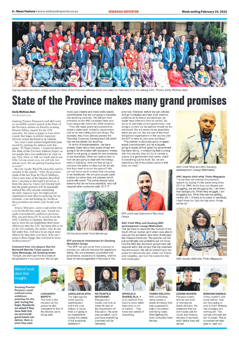 Midrand Reporter 24 Feb 2023 page 6