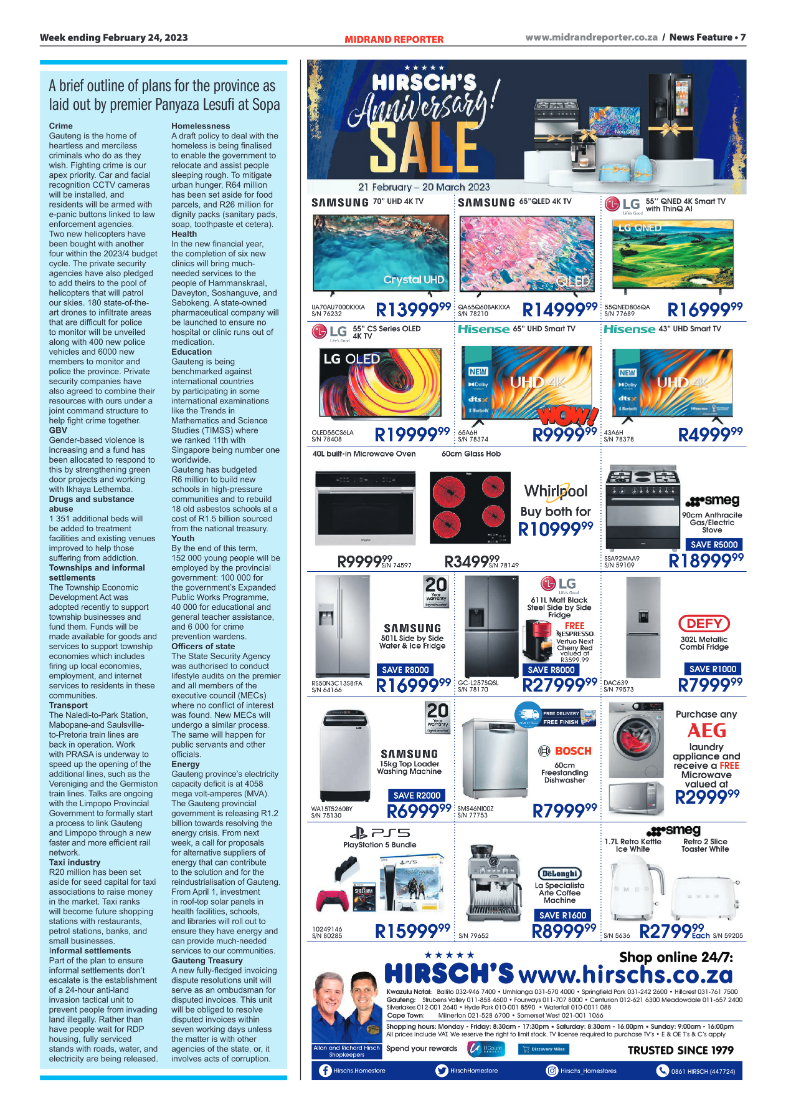 Midrand Reporter 24 Feb 2023 page 7