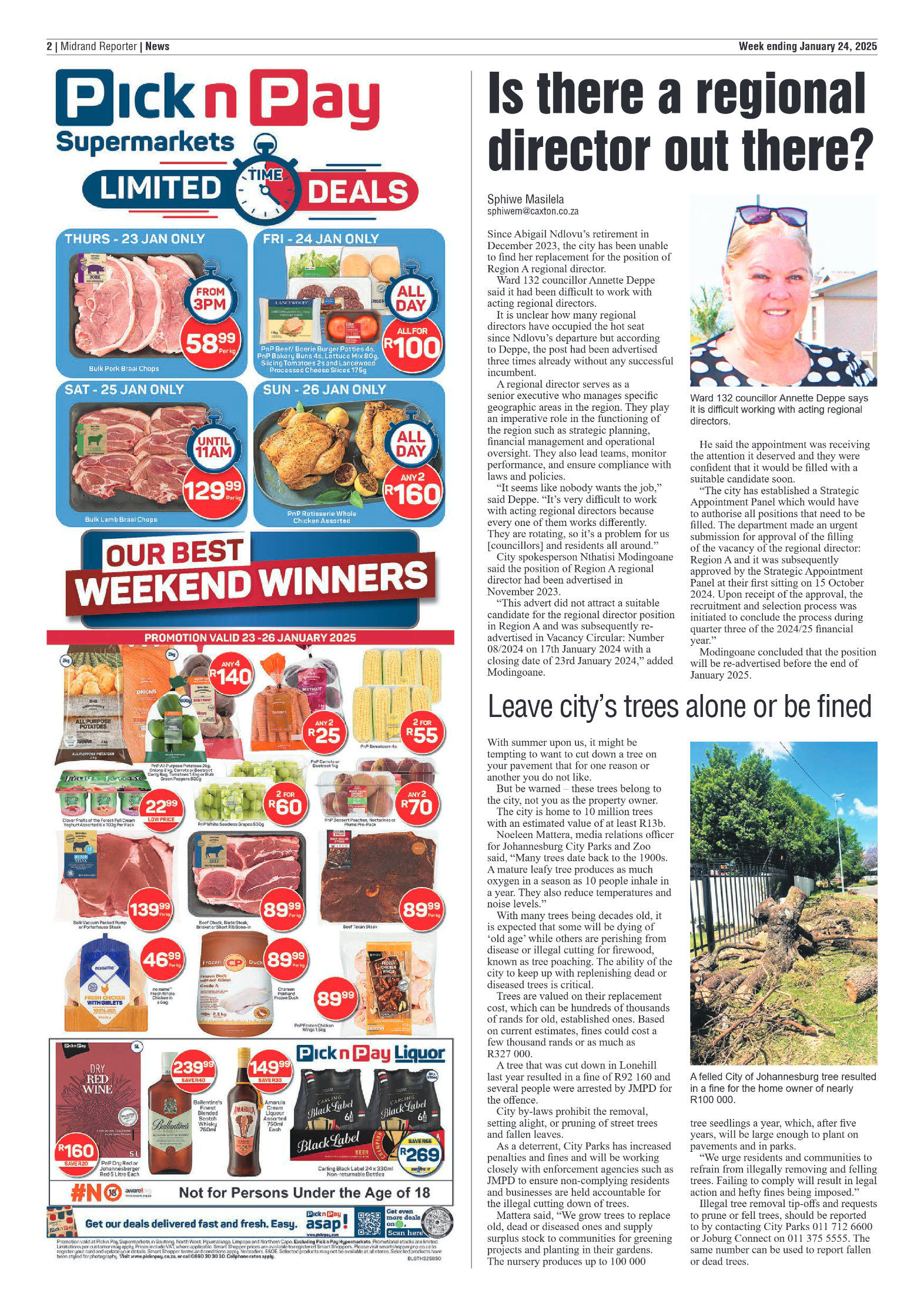 Midrand Reporter 24 January 2025 page 2