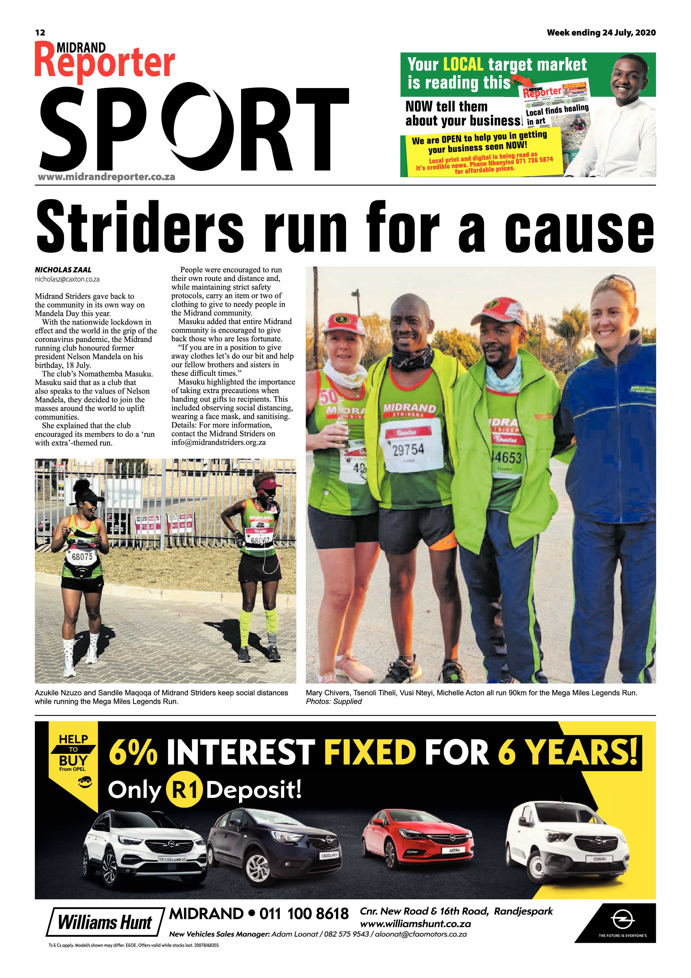 Midrand Reporter 24 July 2020 page 12