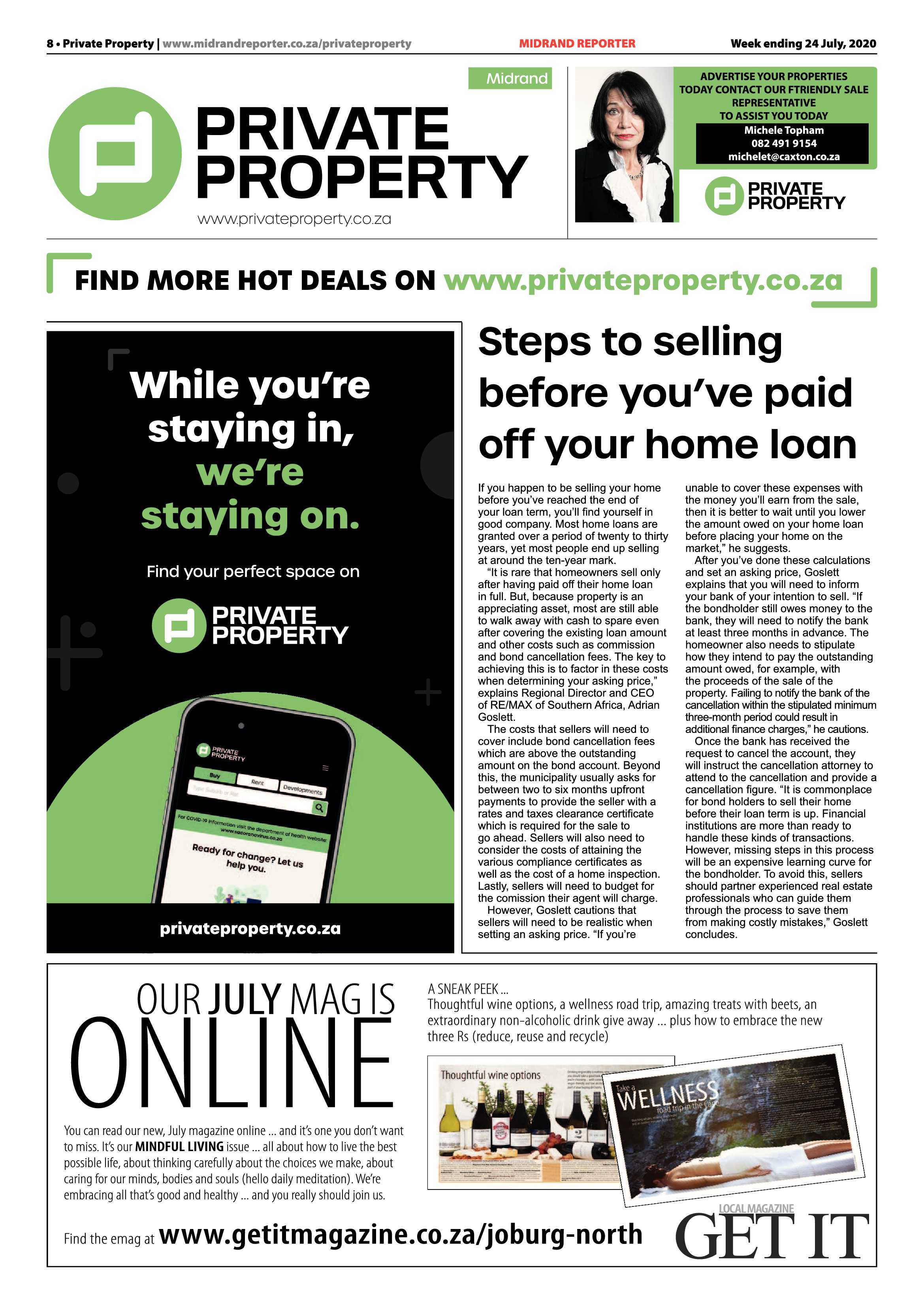 Midrand Reporter 24 July 2020 page 8