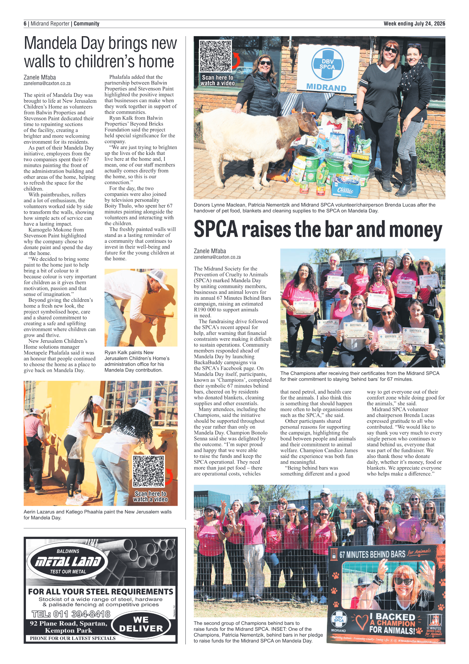 Midrand Reporter 24 July 2026 page 6