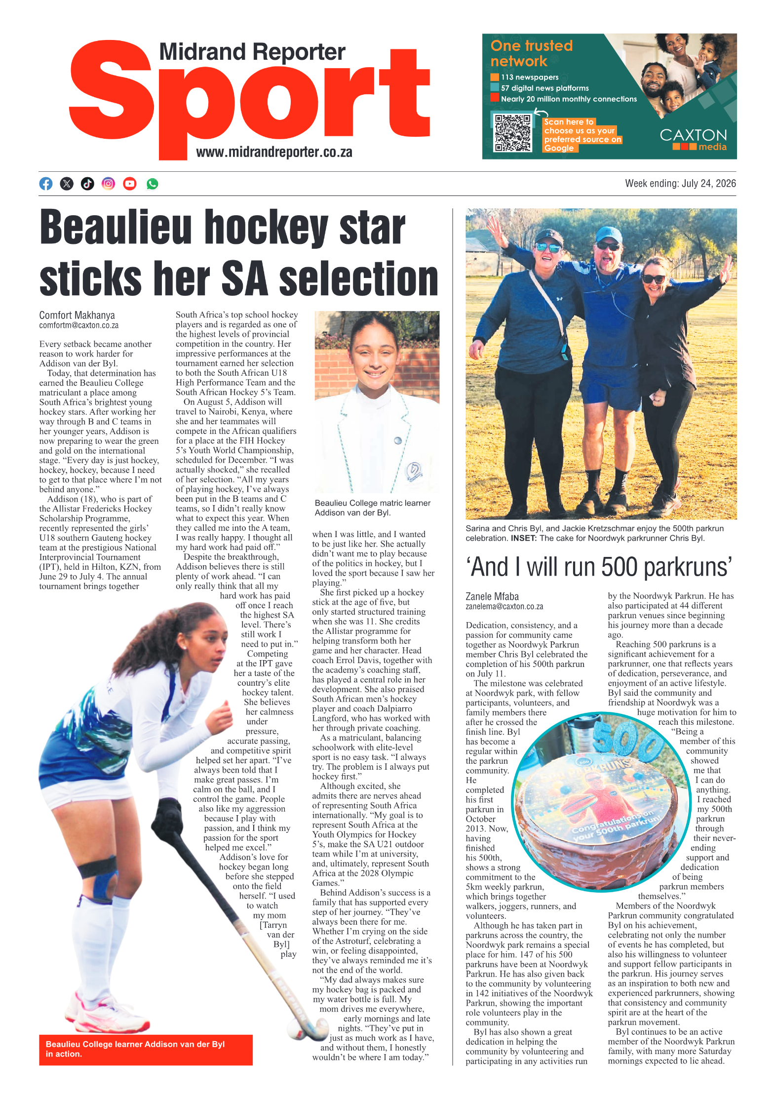 Midrand Reporter 24 July 2026 page 8