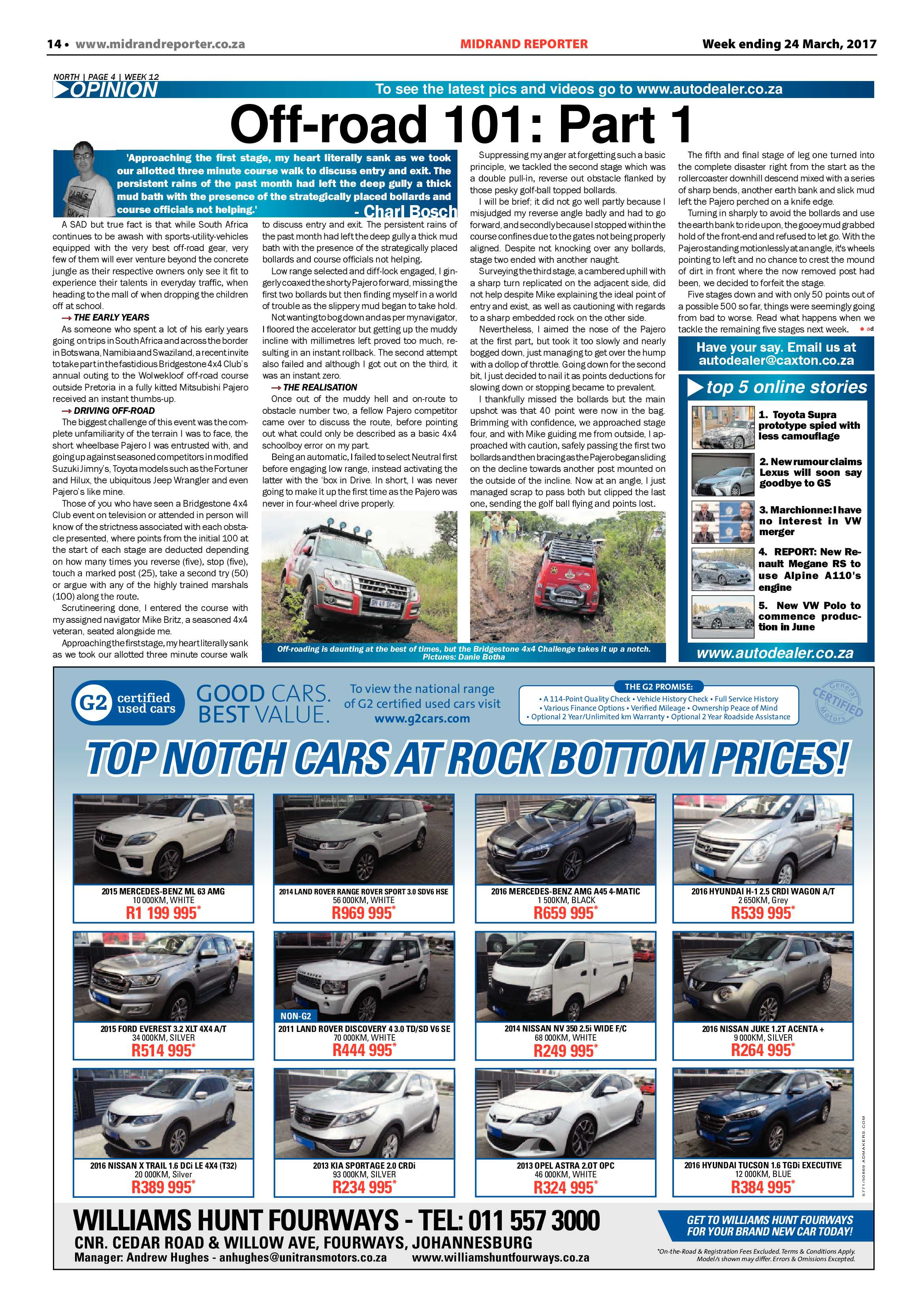 Midrand Reporter 24 March 2017 page 14
