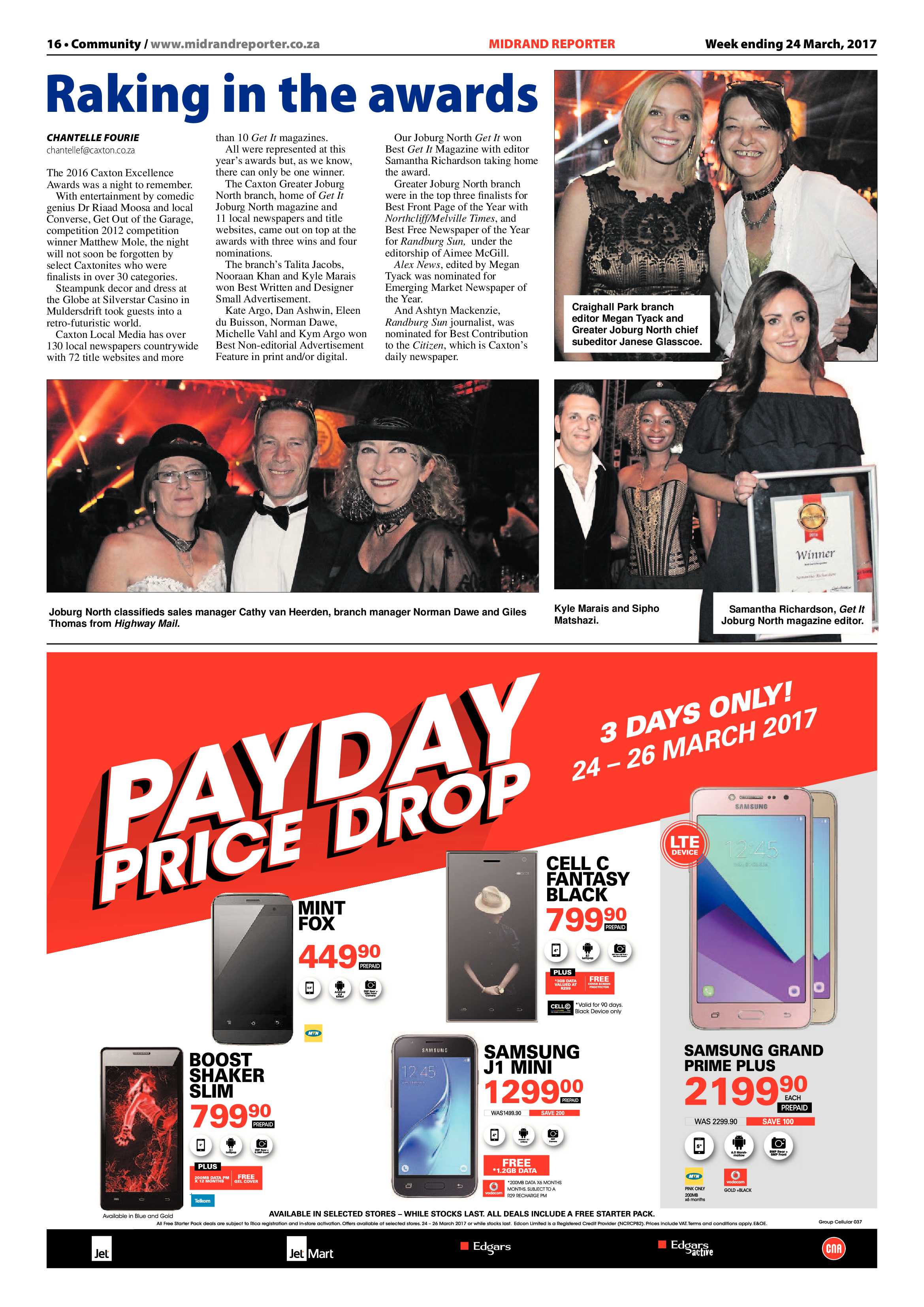 Midrand Reporter 24 March 2017 page 16