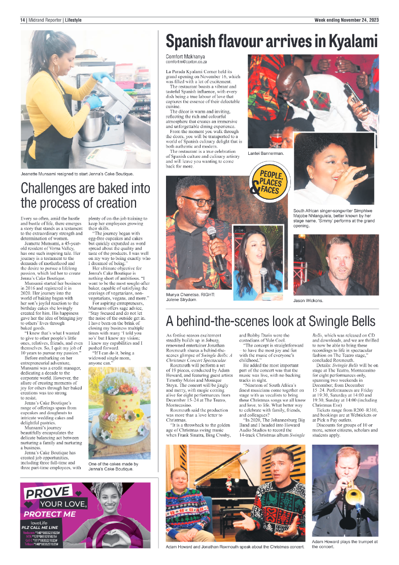 Midrand Reporter 24 November 2023 page 14