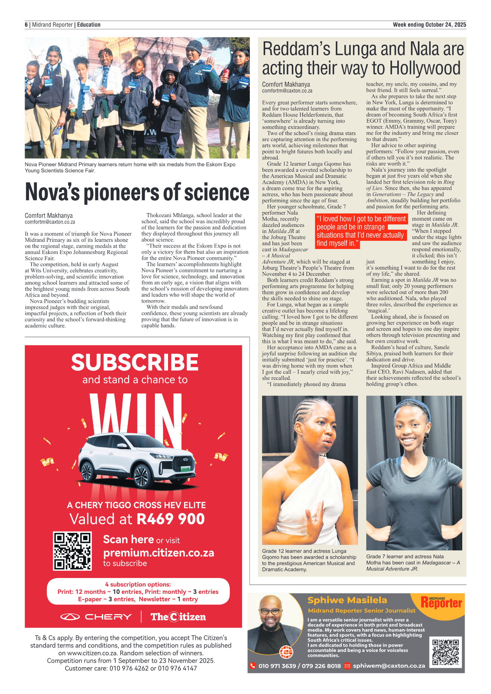 Midrand Reporter 24 October 2025 page 6