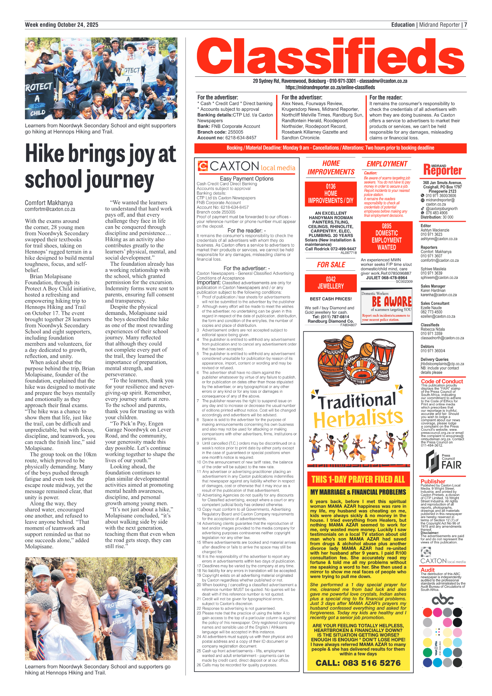 Midrand Reporter 24 October 2025 page 7