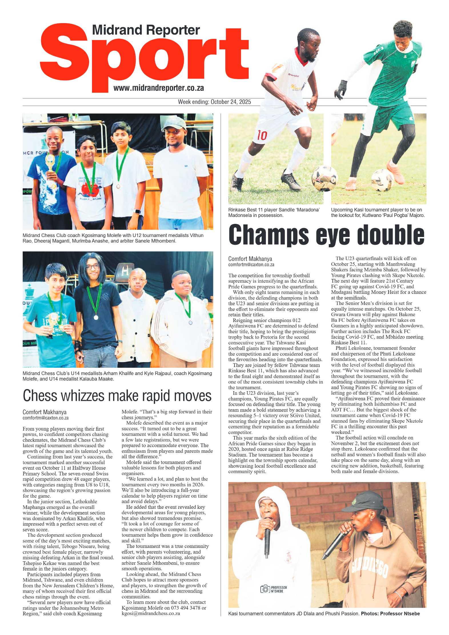 Midrand Reporter 24 October 2025 page 8